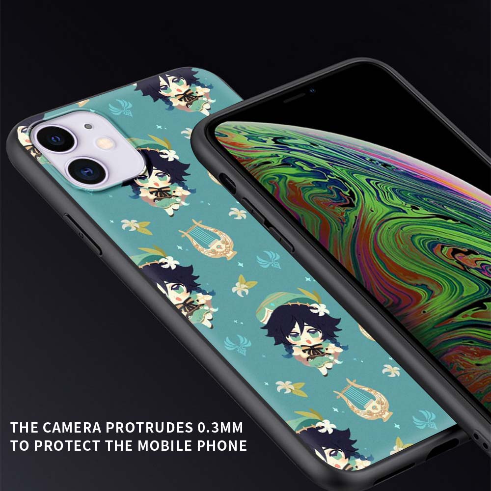 Genshin Impact Case for iphone 11 12 Pro Max 7 8 Xr Xs X SE 2020 6S 6 Plus Silicone Phone Cover Fundas Coque Shell Capa Cell Bag