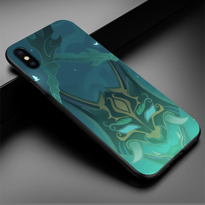 Genshin Impact Game Black TPU Silicone Soft Phone Case For iPhone 11 12 Pro Mini X XR XS MAX 5 5S 6 6S 7 8 Plus SE 2020 Cover