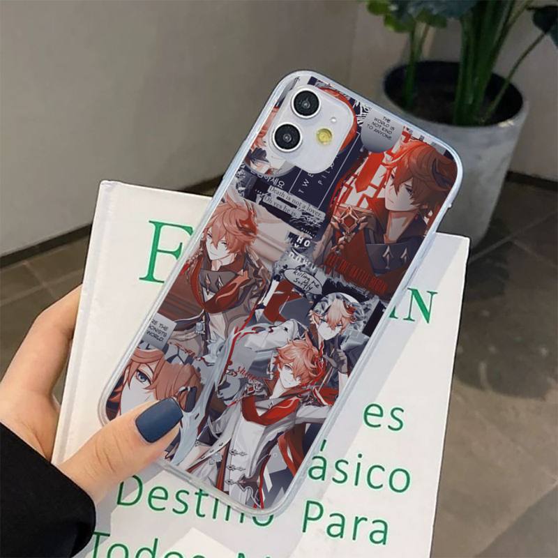 Genshin Impact Phone Case for iphone 13 8 7 6 6S Plus X 5S SE 2020 XR 11 12 pro XS MAX