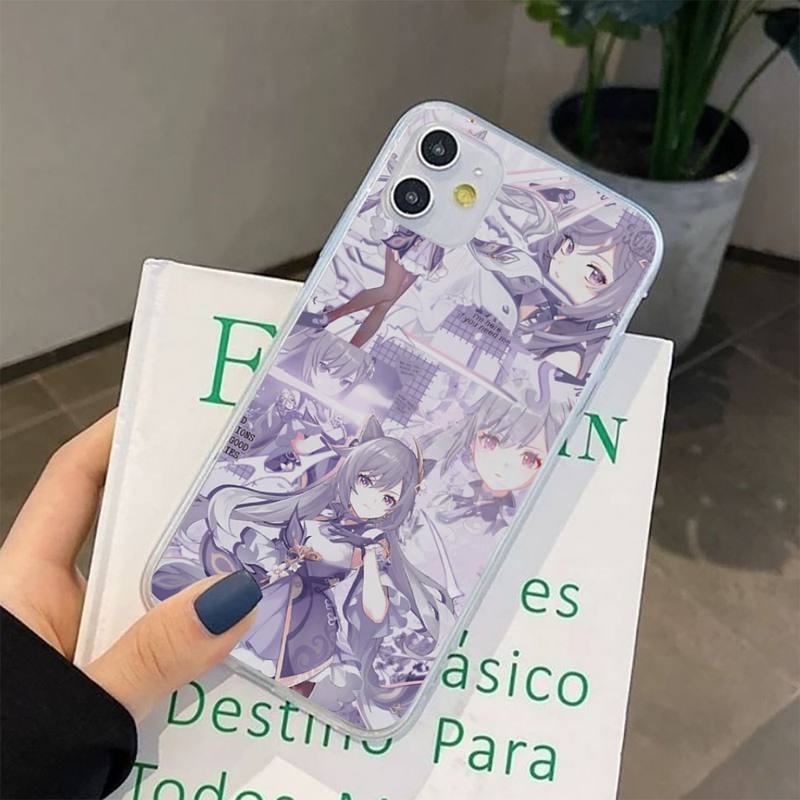 Genshin Impact Phone Case for iphone 13 8 7 6 6S Plus X 5S SE 2020 XR 11 12 pro XS MAX