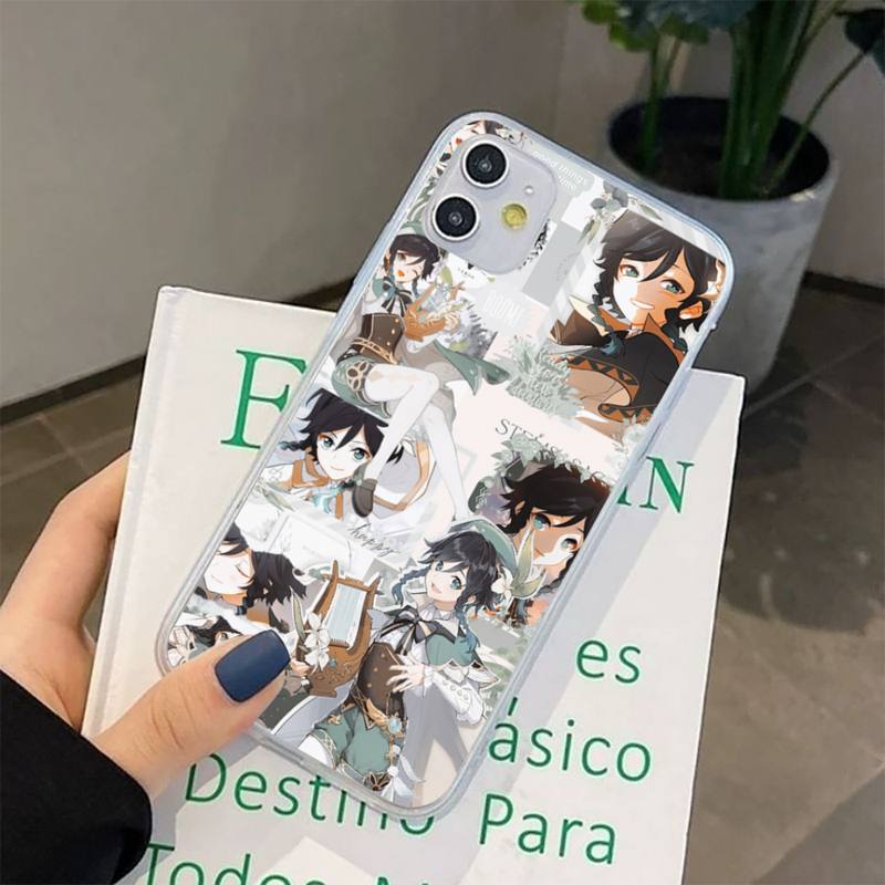 Genshin Impact Phone Case for iphone 13 8 7 6 6S Plus X 5S SE 2020 XR 11 12 pro XS MAX