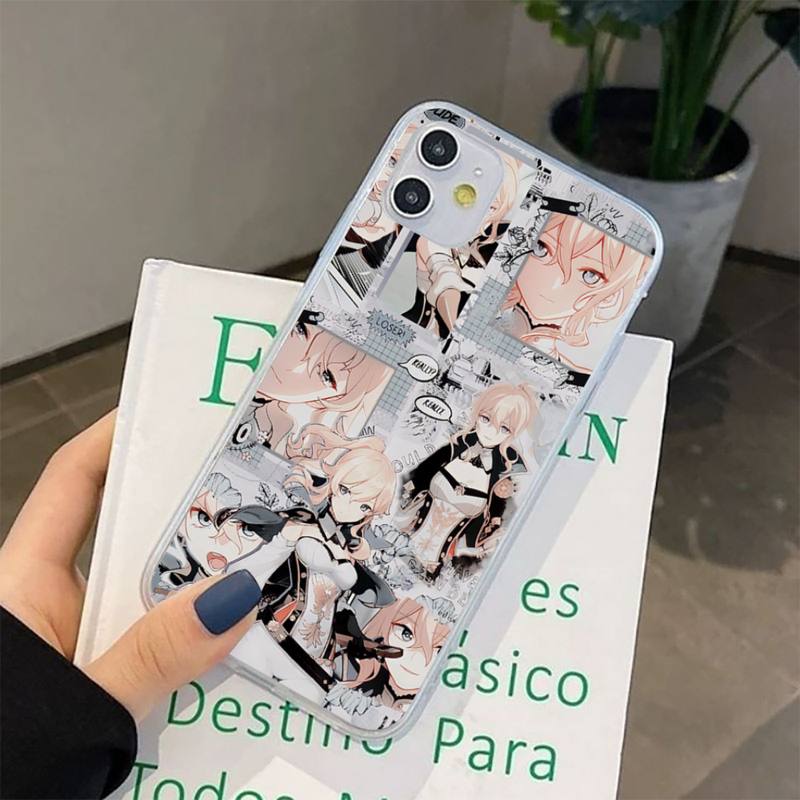 Genshin Impact Phone Case for iphone 13 8 7 6 6S Plus X 5S SE 2020 XR 11 12 pro XS MAX