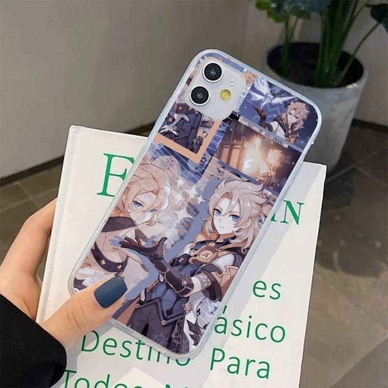 Genshin Impact Phone Case for iphone 13 8 7 6 6S Plus X 5S SE 2020 XR 11 12 pro XS MAX