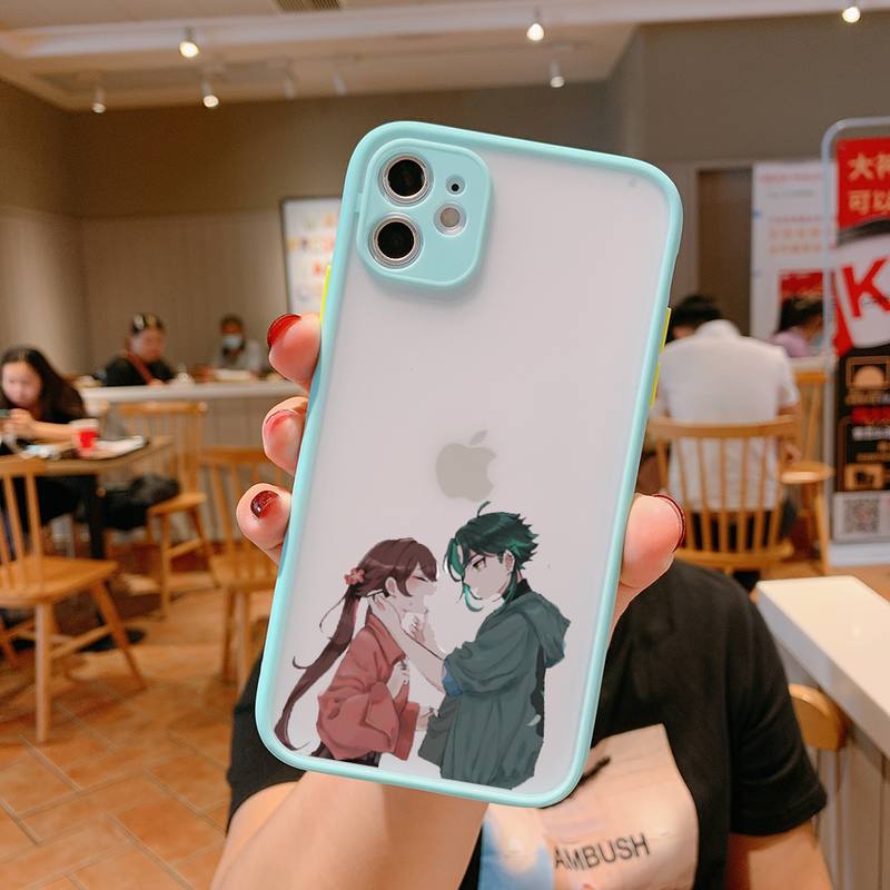 Xiao Genshin Impact Matte Shockproof Phone Case For iPhone 12 11 Pro XS Max XR X 8 7 Plus Camera Protection Bumper cover