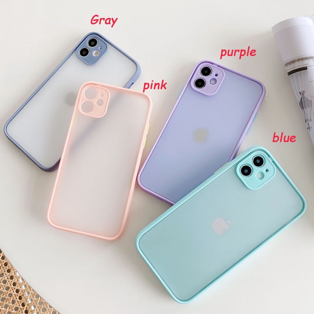 Xiao Genshin Impact Matte Shockproof Phone Case For iPhone 12 11 Pro XS Max XR X 8 7 Plus Camera Protection Bumper cover