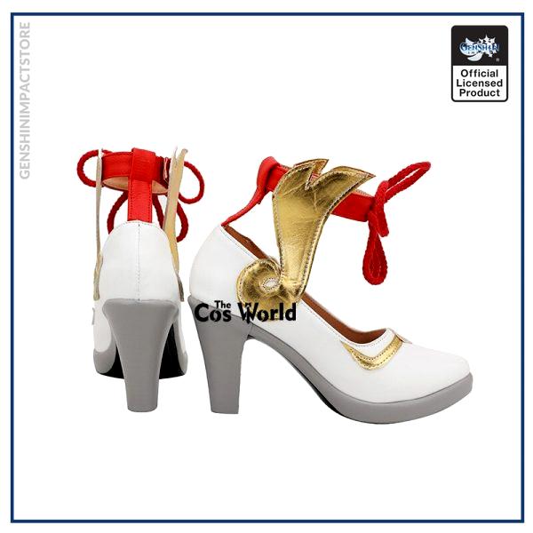 Genshin Impact Liyue Harbor Ganyu Games Customize Cosplay High Heels Shoes 3 - Genshin Impact Store