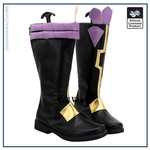 Genshin Impact Liyue Harbor Xiao Games Customize Cosplay Low Heels Shoes Boots 3 - Genshin Impact Store