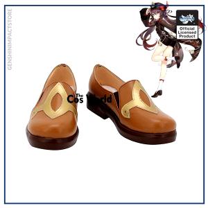 Genshin Impact Liyue Hu Tao Walnut Games Customize Anime Cosplay Low Heel Shoes - Genshin Impact Store