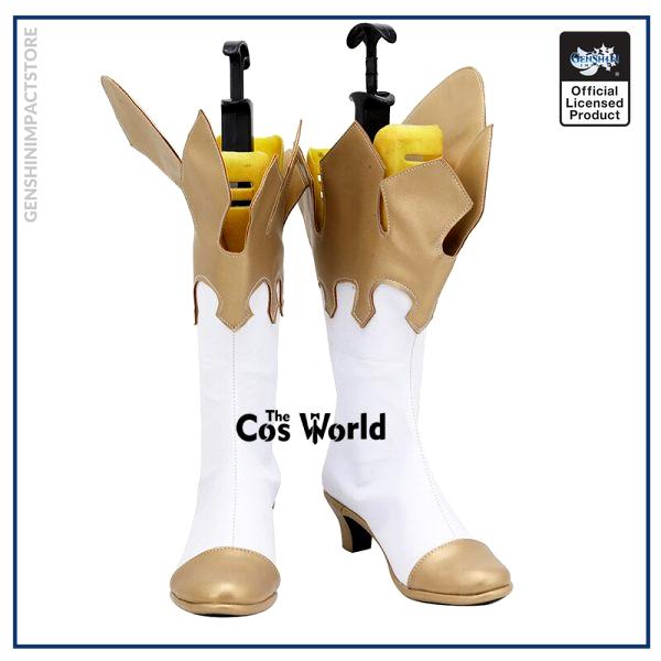 Genshin Impact Traveler Paimon Games Customize Cosplay High Heels Shoes Boots 1 - Genshin Impact Store