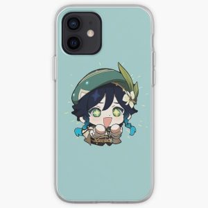 Venti | Genshin Impact Sticker "Excited" iPhone Soft Case RB1109 product Offical Genshin Impact Merch