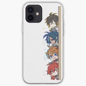 Genshin Impact Chibi Peeker Boy Band iPhone Soft Case RB1109 product Offical Genshin Impact Merch