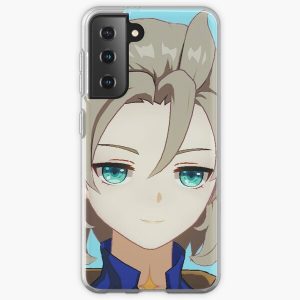 Smug Albedo Samsung Galaxy Soft Case RB1109 product Offical Genshin Impact Merch