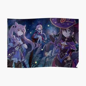 Genshin Impact Magical Anime Girls (Game 2020) Poster RB1109 product Offical Genshin Impact Merch