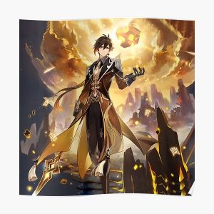 Zhongli Genshin Impact Poster RB1109 product Offical Genshin Impact Merch