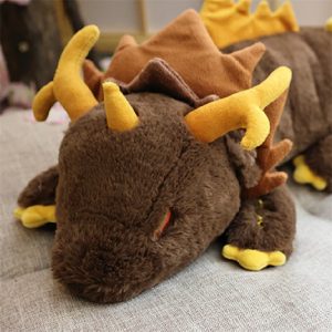 Game Genshin Impact Morax Dragon Plush Doll Pillows 68CM Anime Cosplay Costume Props Accessories Cartoon Bolster - Genshin Impact Store