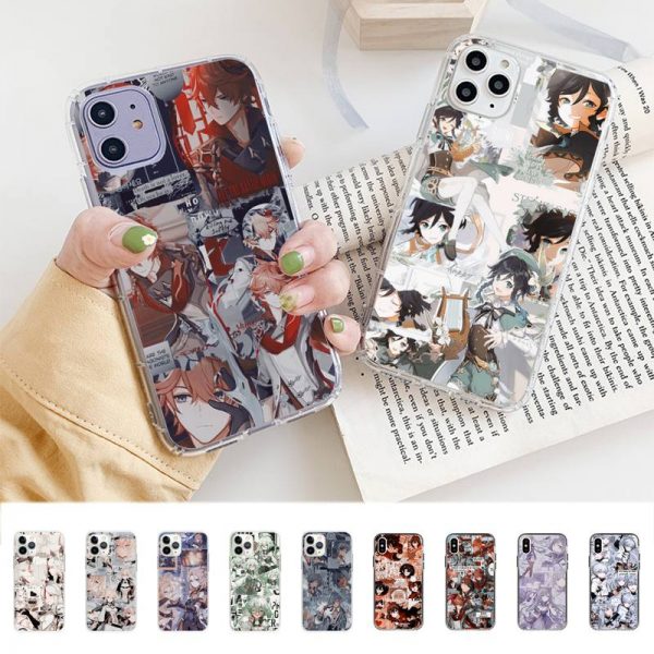 Genshin Impact Phone Case for iphone 13 8 7 6 6S Plus X 5S SE 2020 - Genshin Impact Store