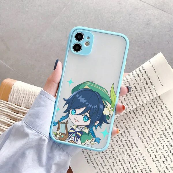 Genshin impact Anime Phone Case For iPhone 12 11 Pro MAX XR XS 7 SE20 13 4 - Genshin Impact Store