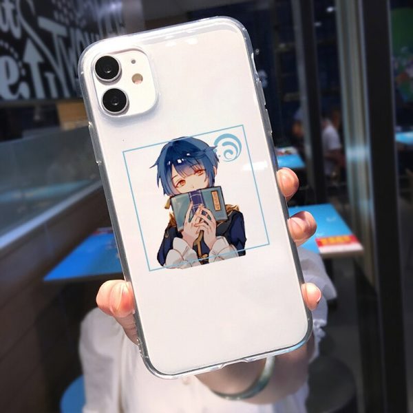 New Genshin Impact Phone Case for IPhone XR X XS MAX 6s 7 7plus 8 8Plus 1 - Genshin Impact Store