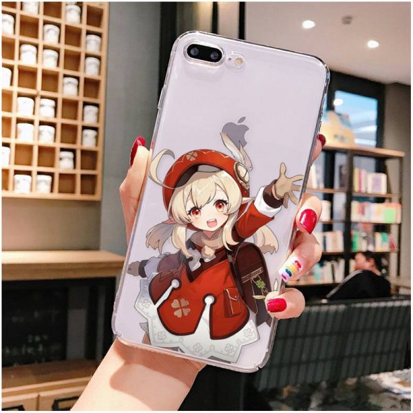 YNDFCNB genshin impact Phone Case For iPhone X XS MAX 6 6s 7 7plus 8 8Plus 1 - Genshin Impact Store