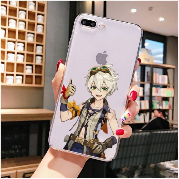 YNDFCNB genshin impact Phone Case For iPhone X XS MAX 6 6s 7 7plus 8 8Plus 2 - Genshin Impact Store