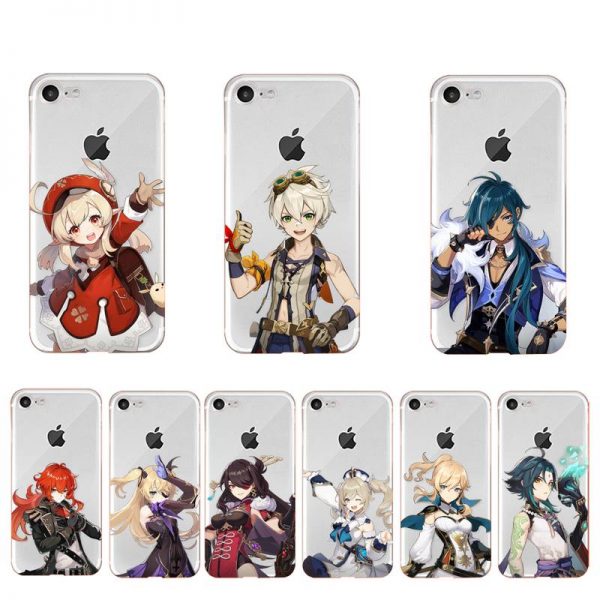 YNDFCNB genshin impact Phone Case For iPhone X XS MAX 6 6s 7 7plus 8 8Plus - Genshin Impact Store