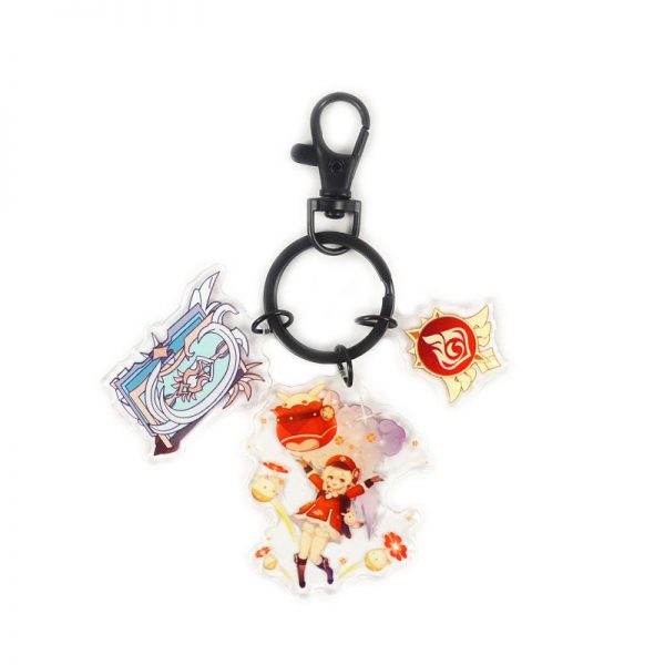 Anime Genshin Impact Acrylic Keychain Klee Cosplay Acrylic Accessories Pendant Key Ring Game Fans Gift 800x800 1 - Genshin Impact Store