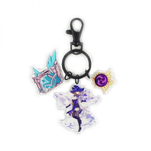 Anime Genshin Impact Acrylic Keychain Lisa Cosplay Acrylic Accessories Pendant Key Ring Game Fans Gift 800x800 1 - Genshin Impact Store