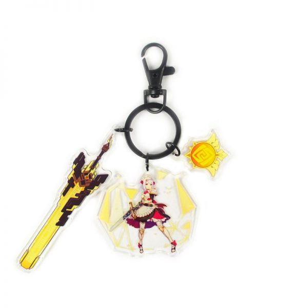 Anime Genshin Impact Acrylic Keychain Noelle Cosplay Acrylic Accessories Pendant Key Ring Game Fans Gift 800x800 1 - Genshin Impact Store