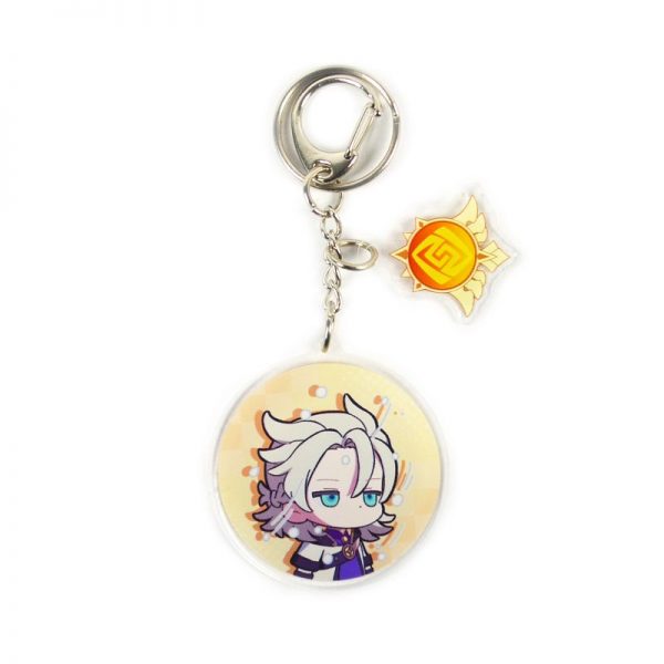 Anime Genshin Impact Albedo Acrylic Keychain Accessories Pendant Key Ring Game Fans Cute Cosplay Gift 800x800 1 - Genshin Impact Store