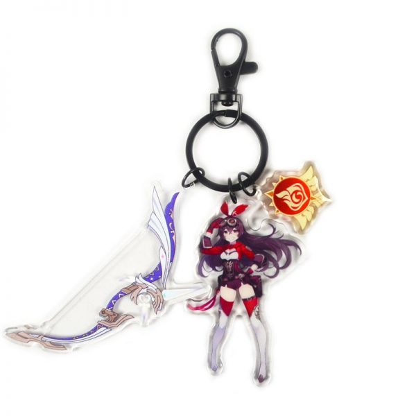 Anime Genshin Impact Amber Cosplay Acrylic Keychain Accessories Pendant Key Ring Game Fans Gift 800x800 1 - Genshin Impact Store