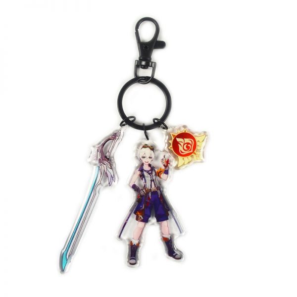 Anime Genshin Impact Bennett Cosplay Acrylic Keychain Accessories Pendant Key Ring Game Fans Gift 800x800 1 - Genshin Impact Store