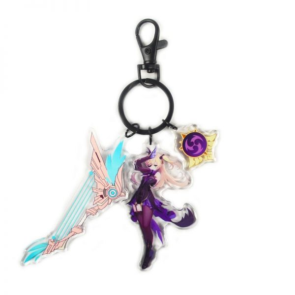 Anime Genshin Impact Fischl Cosplay Acrylic Keychain Accessories Pendant Key Ring Game Fans Gift 800x800 1 - Genshin Impact Store