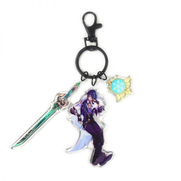 Anime Genshin Impact Kaeya Cosplay Acrylic Keychain Accessories Pendant Key Ring Game Fans Gift 800x800 1 - Genshin Impact Store