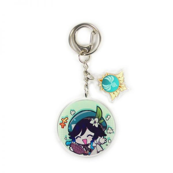 Anime Genshin Impact Venti Acrylic Keychain Accessories Pendant Key Ring Game Fans Cute Cosplay Gift 800x800 1 - Genshin Impact Store