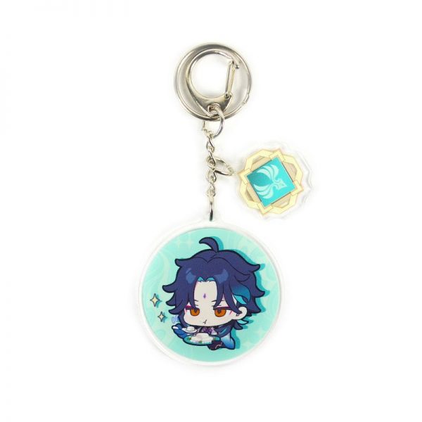 Anime Genshin Impact Xiao Acrylic Keychain Accessories Pendant Key Ring Game Fans Cute Cosplay Gift 800x800 1 - Genshin Impact Store