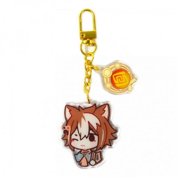 Cute Genshin Impact Acrylic Keychain Gorou Cosplay Accessories Pendant Key Ring Game Fans Gift 800x800 1 - Genshin Impact Store