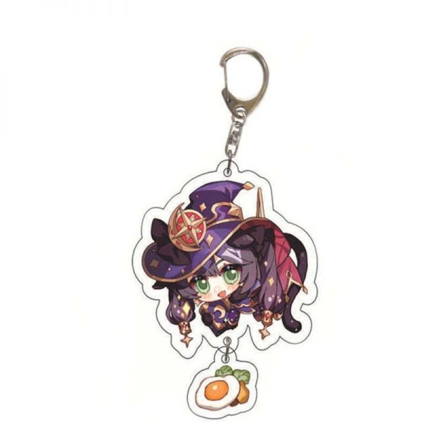 Cute Genshin Impact Mona Cosplay Acrylic Keychain G Shaped Buckle Accessories Bag Car Pendant Key Ring Game Fans Gift 800x800 1 - Genshin Impact Store