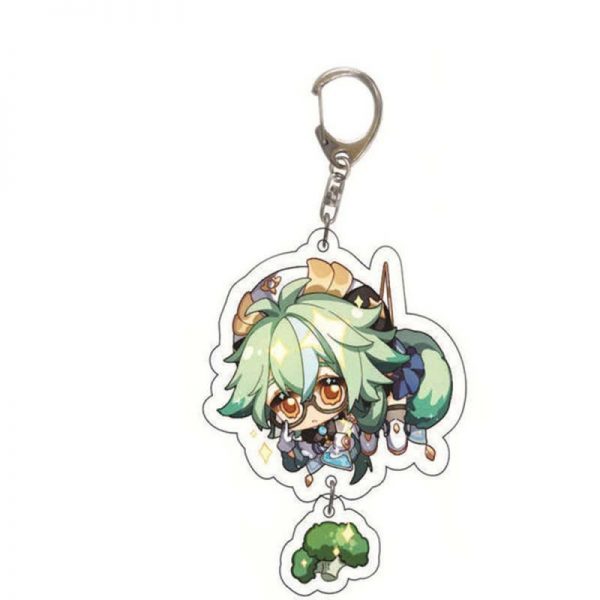 Cute Genshin Impact Sucrose Cosplay Acrylic Keychain G Shaped Buckle Accessories Bag Car Pendant Key Ring Game Fans Gift 800x800 1 - Genshin Impact Store