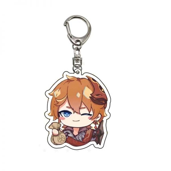 Cute Genshin Impact Tartaglia Anime Acrylic Keychains Accessories Car Bag Pendant Key Ring Cosplay Gifts 800x800 1 - Genshin Impact Store