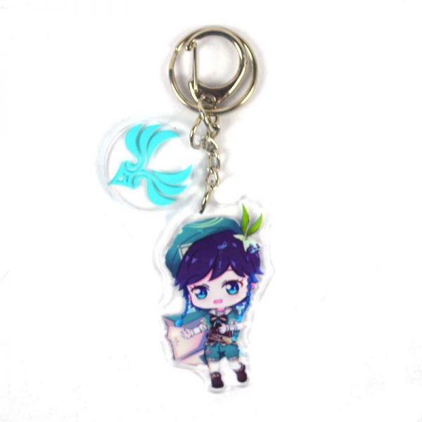 Cute Genshin Impact Venti Anime Acrylic Keychain For Women Accessories Bag Pendant Key Ring Girl Gift 800x800 1 - Genshin Impact Store