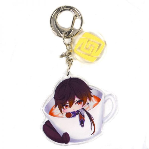 Cute Genshin Impact Zhongli C Anime Acrylic Keychain For Women Accessories Bag Pendant Key Ring Girl Gift 800x800 1 - Genshin Impact Store