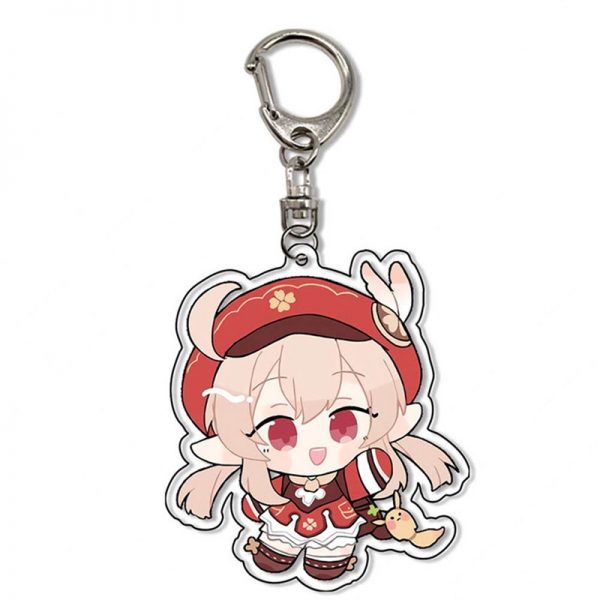 Genshin Impact Klee Cosplay Cute Mini Version Anime Acrylic Keychain For Car Bag G Shaped Buckle 800x800 1 - Genshin Impact Store