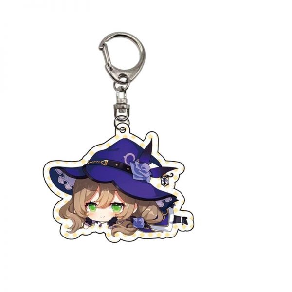 Genshin Impact Lisa A Anime Acrylic Keychains Accessories Car Bag Pendant Key Ring Cosplay Cute Gifts 800x800 1 - Genshin Impact Store