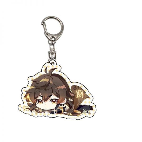 Genshin Impact Zhongli Anime Acrylic Keychains Accessories Car Bag Pendant Key Ring Cosplay Cute Gifts 800x800 1 - Genshin Impact Store