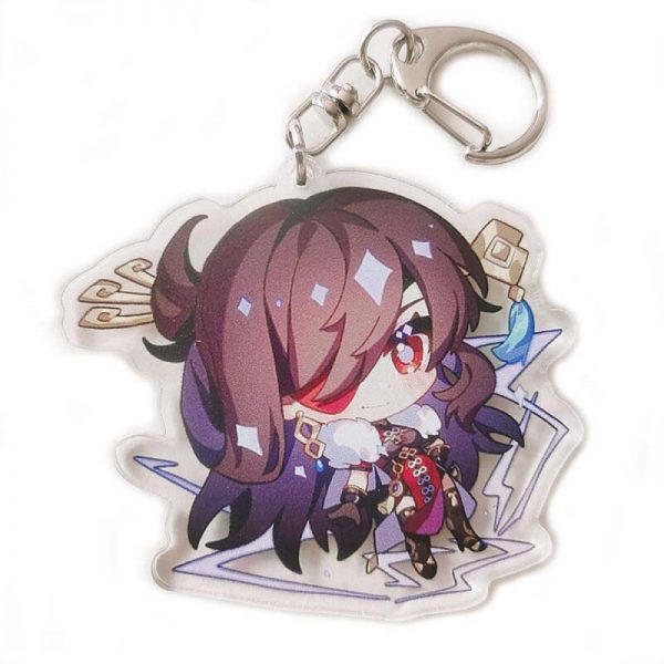 New Genshin Impact Beidou Figures Acrylic Keychain G Shaped Buckle Accessories Cute Bag Car Pendant Key Ring Game Fans Gift 800x800 1 - Genshin Impact Store