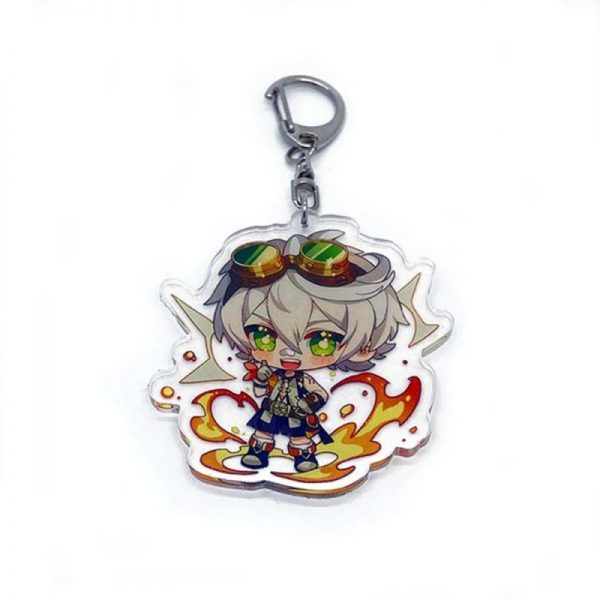 New Genshin Impact Bennett Figures Acrylic Keychain G Shaped Buckle Accessories Cute Bag Car Pendant Key Ring Game Fans Gift 800x800 1 - Genshin Impact Store