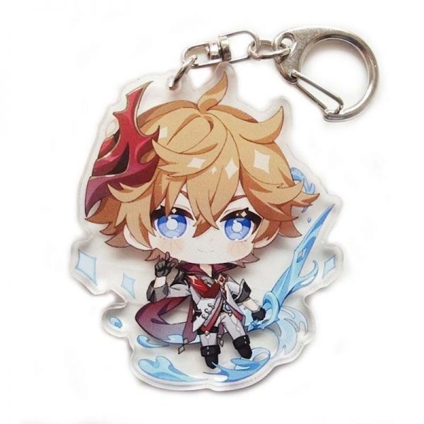 New Genshin Impact Tartaglia Figures Acrylic Keychain G Shaped Buckle Accessories Cute Bag Car Pendant Key Ring Game Fans Gift 800x800 1 - Genshin Impact Store