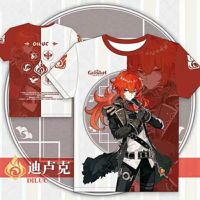 Genshin Impact 3D Print T Shirts Anime Game Kawaii Girls Streetwear Keqing Xiao Men Women Oversized 4.jpg 640x640 4 - Genshin Impact Store