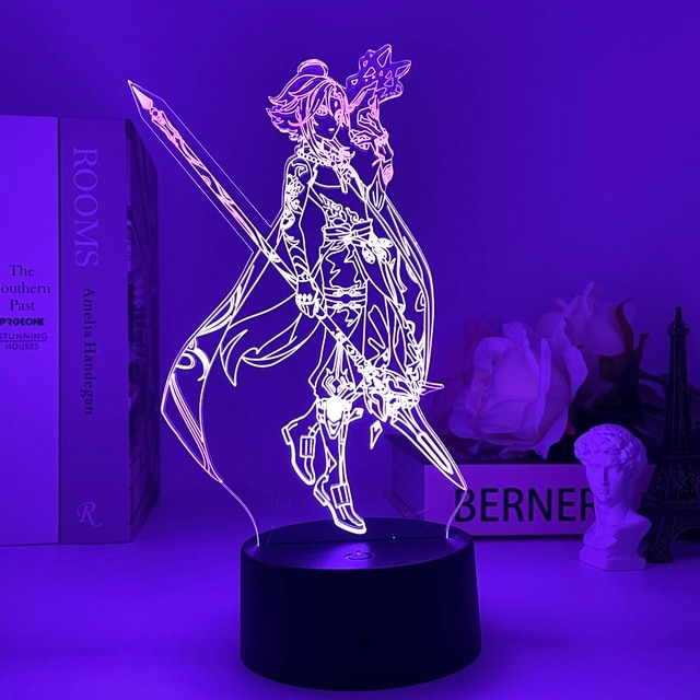 Genshin Impact Night Light 3D Illusion Anime Lamp for Bedroom Decor LED Light Atmosphere Bedside Night 11.jpg 640x640 11 - Genshin Impact Store