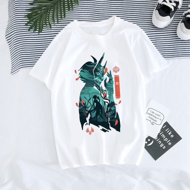 Genshin Impact T Shirt Women Hot Game Graphic Tees Unisex Kawaii Summer Tops Harajuku Cartoon Hu 29.jpg 640x640 29 - Genshin Impact Store